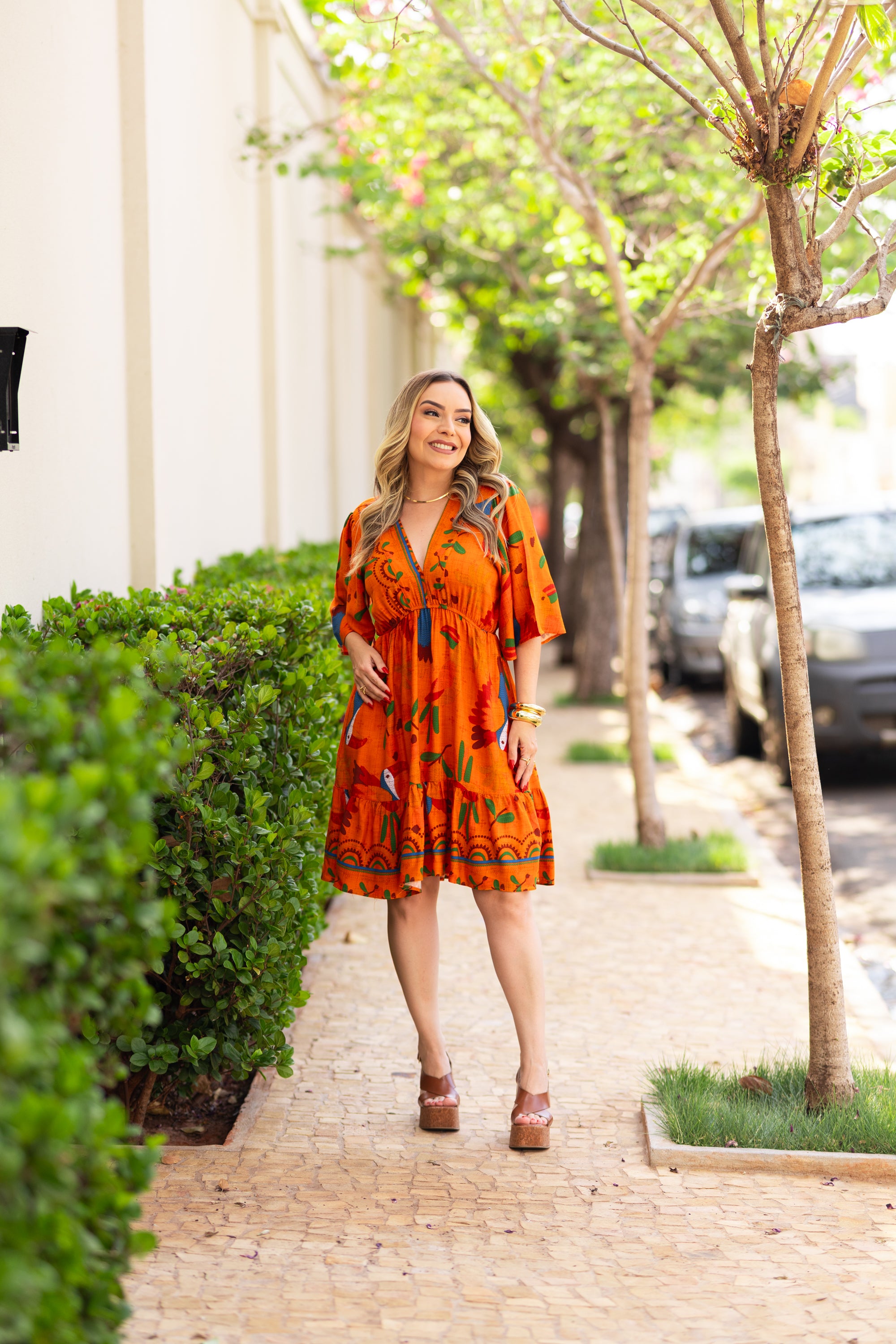 Vestido Aurora Tropical