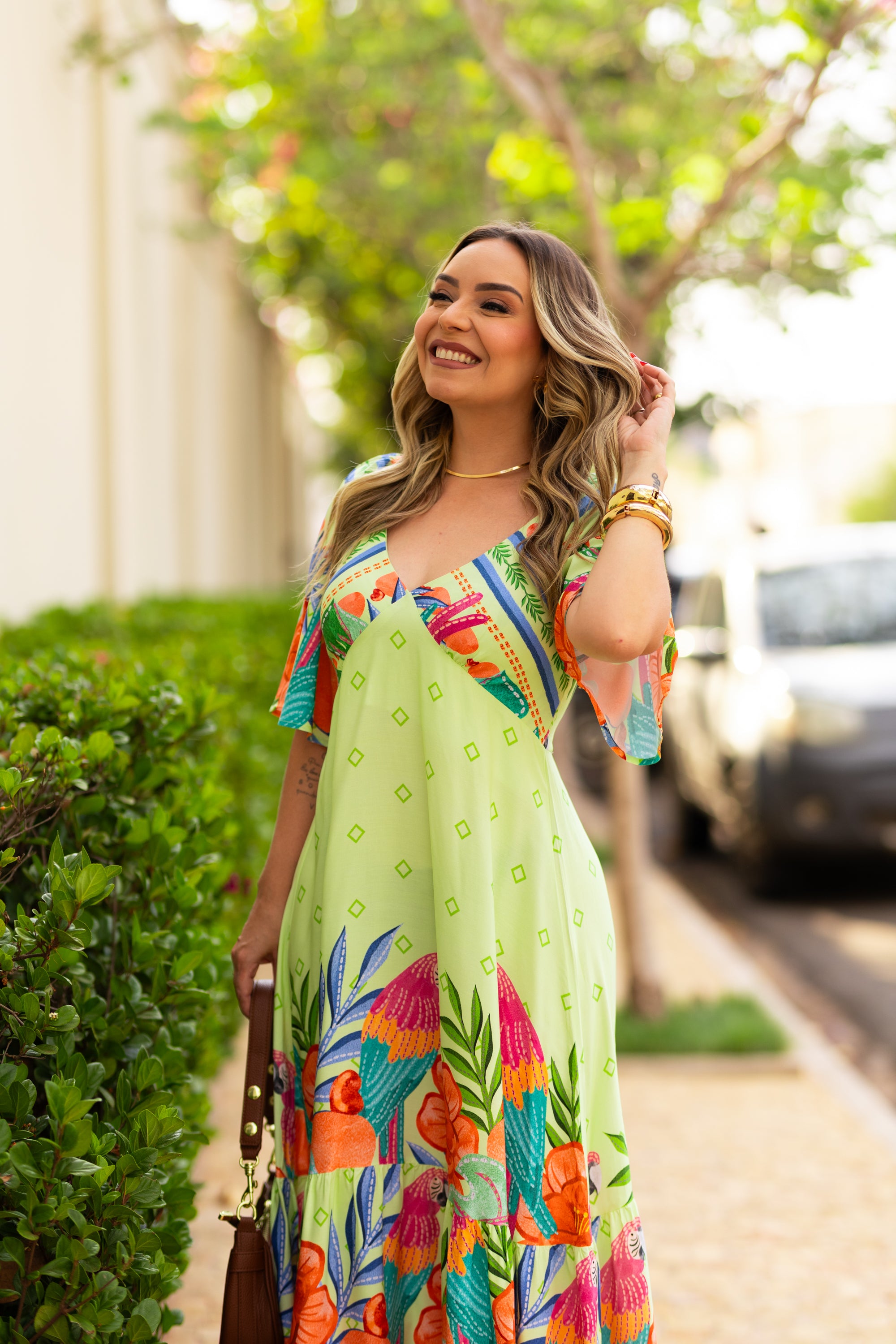 Vestido Harmonia Floral Longo