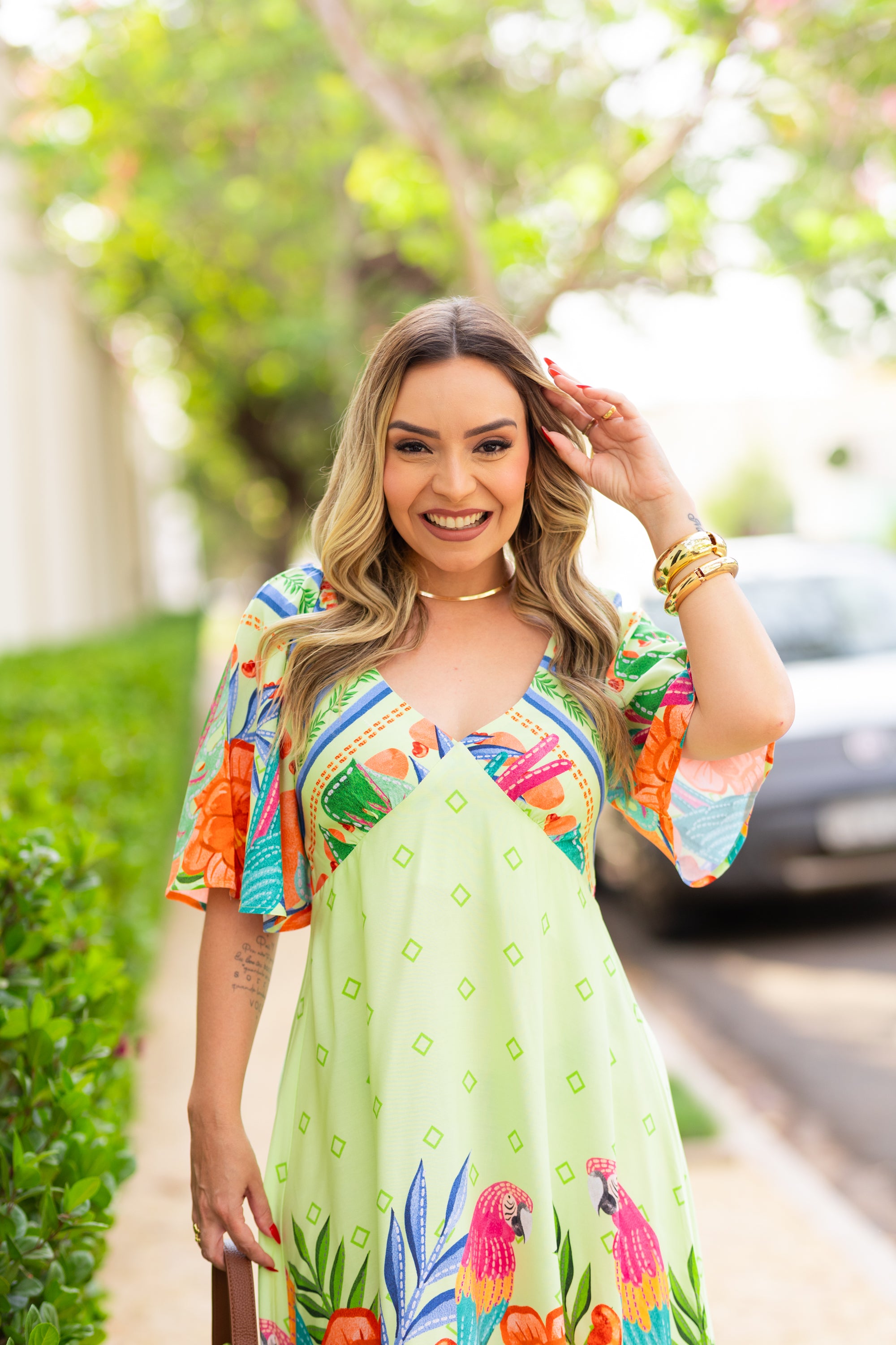 Vestido Harmonia Floral Longo